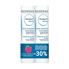 Bioderma Atoderm Hydraterende Lippenbalsem 2x4g Promo -30%