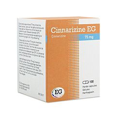Cinnarizine EG 75mg 100 Capsules
