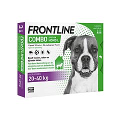 Frontline Combo Line Hond L 20-40kg Vlooien/ Teken 3x2,68ml