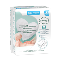 Cottony Baby Protect Katoenen Luiers - 20 Stuks