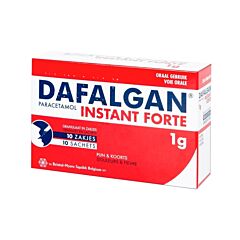 Dafalgan Instant Forte 1g 10 Zakjes