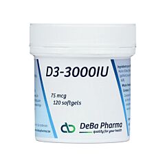 Deba Pharma D3 3000IU 120 Softgels