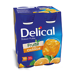 Delical Fruitdrink Sinaasappel 4x200ml