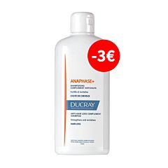 Ducray Anaphase+ Aanvullende Shampoo Haaruitval 400ml Promo - 3€
