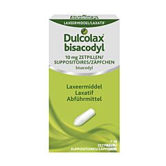 Dulcolax Bisacodyl Laxeermiddel 10mg 10 Zetpillen