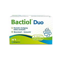 Bactiol Duo Normale Stoelgang/ Weerstand 30 Capsules (Vroeger Probactiol Duo)