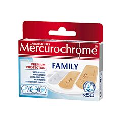 Mercurochrome Family 50 Pleisters