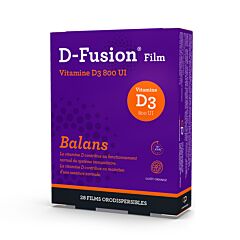 D-Fusion Film Balans 800IE Orodispergeerbare Films 28 Stuks
