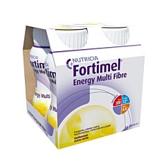Fortimel Energy Multi Fibre Vanille Flesjes 4x200ml