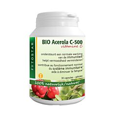 Fytostar Acerola Bio C-500 30 Capsules