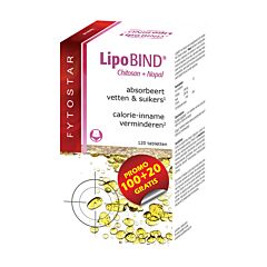 Fytostar LipoBind Chitosan+Nopal Maxi Promo 100 + 20 Tabletten GRATIS