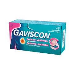 Gaviscon Anti-Zuur/ Anti-Reflux 48 Kauwtabletten