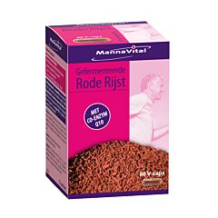 MannaVital Rode Rijst Gefermenteerd + Co-enzyme Q10 60 Capsules