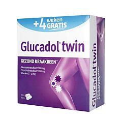 Glucadol Twin Promo 4 Weken Gratis 2x 112 Tabletten