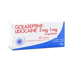 Golaseptine Lidocaine 40 Zuigtabletten
