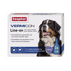 Beaphar Vermicon Line-on Grote Hond 3x4,5ml