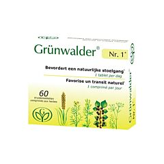 Grünwalder Nr.1 Natuurlijke Stoelgang 60 Tabletten NF