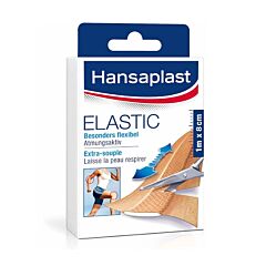Hansaplast Elastic Pleister Extra Soepel 1mx8cm 