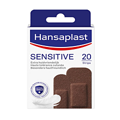 Hansaplast Sensitive Pleisters - Dark - 20 Strips
