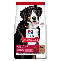 Hills Science Plan Adult Large Hondenvoer - Lam & Rijst - 14kg