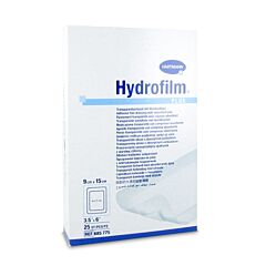 Hydrofilm Plus Transparant Wondverband - 9cmx15cm - 25 Stuks