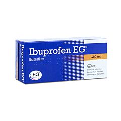 Ibuprofen EG 400mg 30 Filmomhulde Tabletten