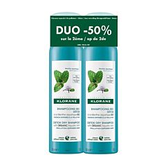 Klorane Detox Droogshampoo Biologische Munt - Duopack 2x150ml PROMO -2de 50%