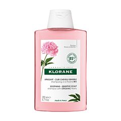 Klorane Shampoo Pioenroos BIO - Gevoelige Hoofdhuid - 200ml