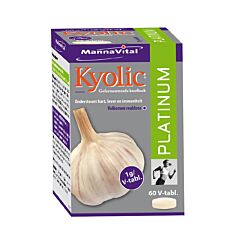 MannaVital Kyolic Platinum Gefermenteerde Knoflook 60 Tabletten