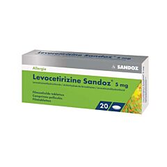 Levocetirizine Sandoz 5 Mg 20 Tabletten