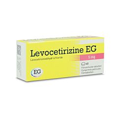 Levocetirizine EG 5mg 40 Filmomhulde Tabletten