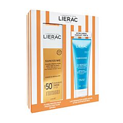 Lierac Sunissime Globale Anti-Aging SPF50+ Fluide 40ml + GRATIS Herstellende Aftersun 75ml