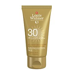 Louis Widmer Sun Protection Face SPF30 Crème - Licht Geparfumeerd - 50ml