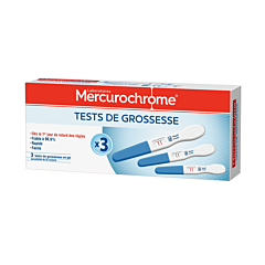 Mercurochrome Zwangerschapstest - 3 Stuks