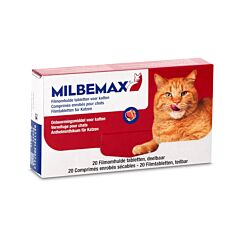 Milbemax Ontworming - Katten - 20 Filmomhulde Tabletten