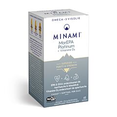 Minami MorEPA Platinum Smart Fats + Vitamine D3 60 Softgels