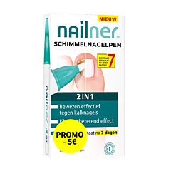 Nailner Schimmelnagelpen 2in1 4ml Promo - €5