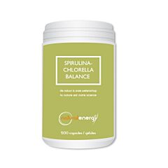 Natural Energy Spirulina-Chlorella Balance 500 Capsules