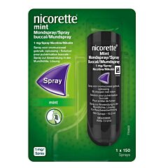 Nicorette Mint Mondspray 150 Sprays 1 Stuk