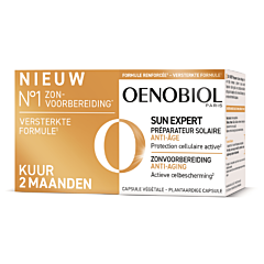 Oenobiol Sun Expert Zonvoorbereiding Anti-Aging - 2x30 Capsules