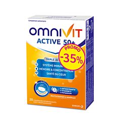 Omnivit Active 50+ - 20 Bruistabletten Promo -35%