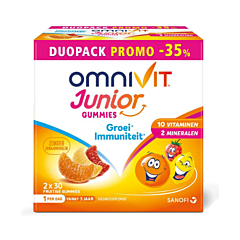 Omnivit Junior Gummies Promo -35% - 2x30 Gummies