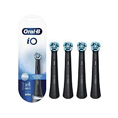Oral-B iO Ultimate Clean Opzetborstels - Zwart - 4 Stuks