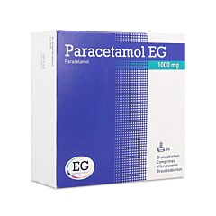 Paracetamol EG 1000mg 20 Bruistabletten