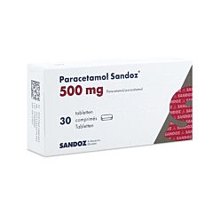 Paracetamol Sandoz 500mg 30 Tabletten