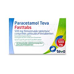 Paracetamol Teva 500mg Fasttabs 30 Tabletten