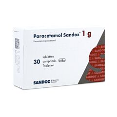 Paracetamol Sandoz 1g 30 Tabletten