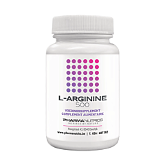 Pharmanutrics L-Arginine 500 - 60 Capsules
