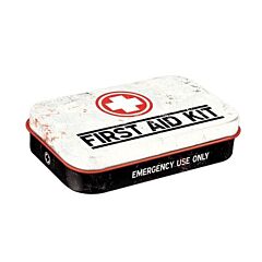 First Aid Kit Pepermuntdoosje - Wit 15g