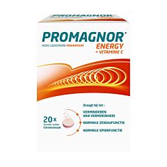 Promagnor Energy + Vitamine C 20 Bruistabletten